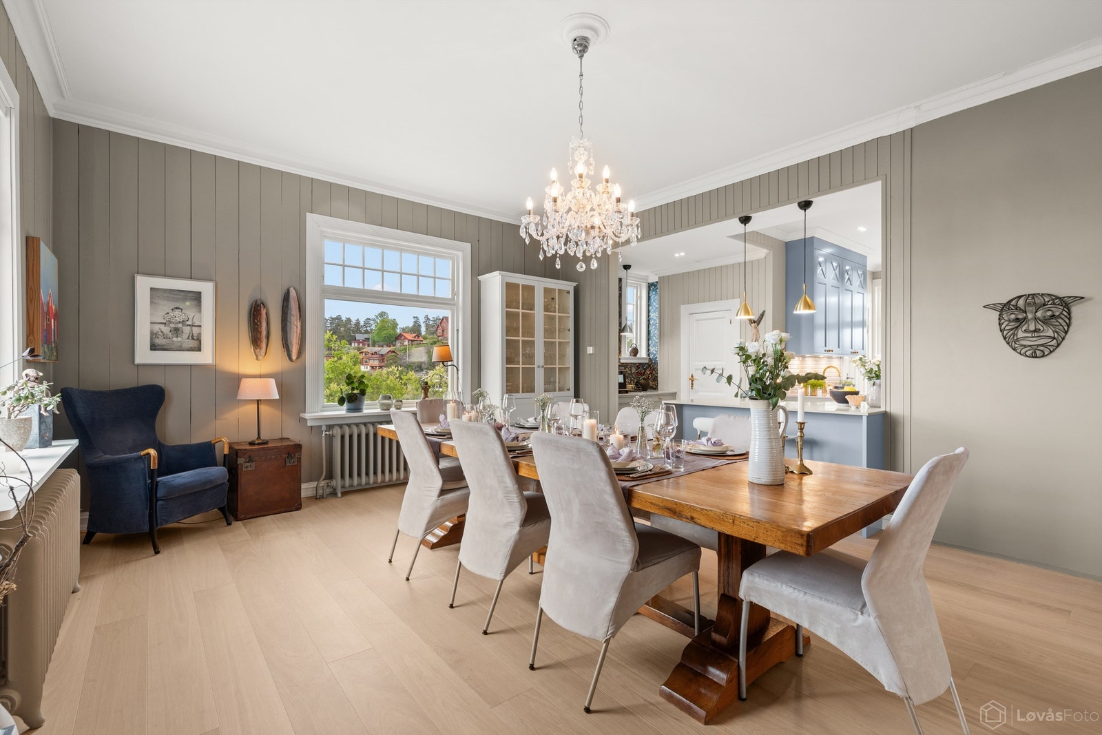 Her er det god plass til dekking av langbord Galleribilde