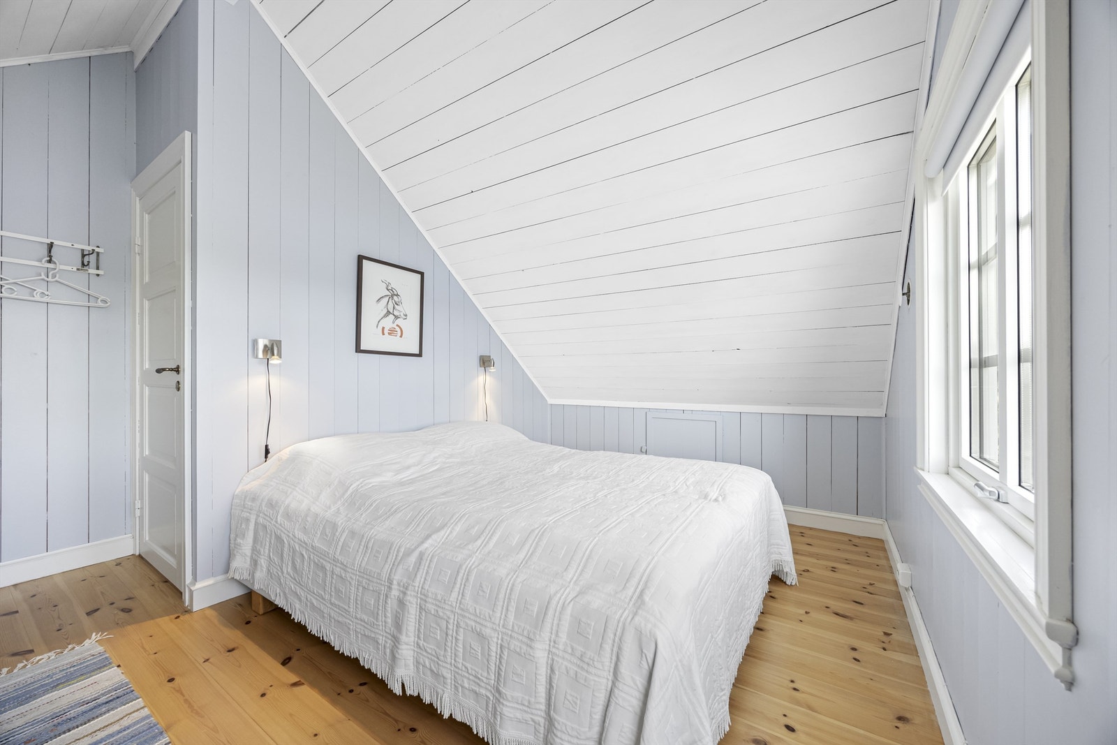 Loftsetasjen består av to store soverom. Galleribilde