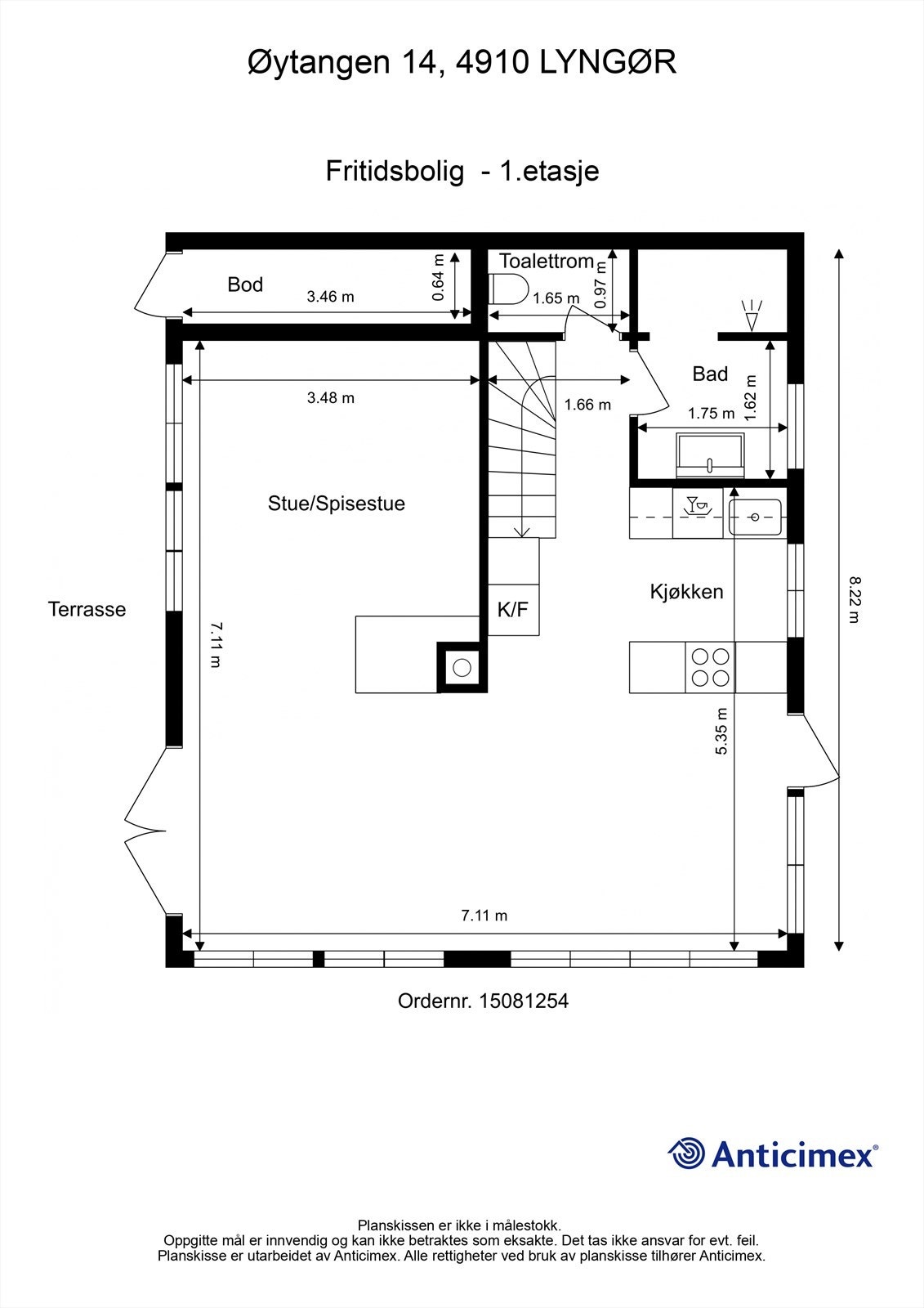 Plantegning 1 etasje Galleribilde