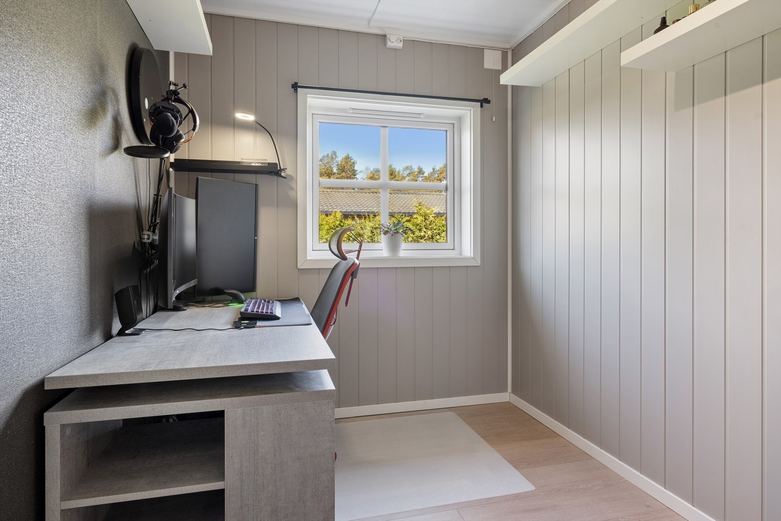 Soverom brukes i dag som kontor. Galleribilde