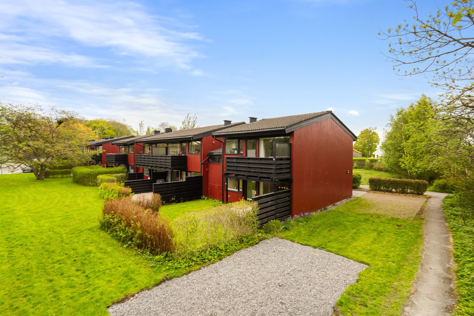 Det er kort vei til å benytte seg av fellesområdene. Galleribilde