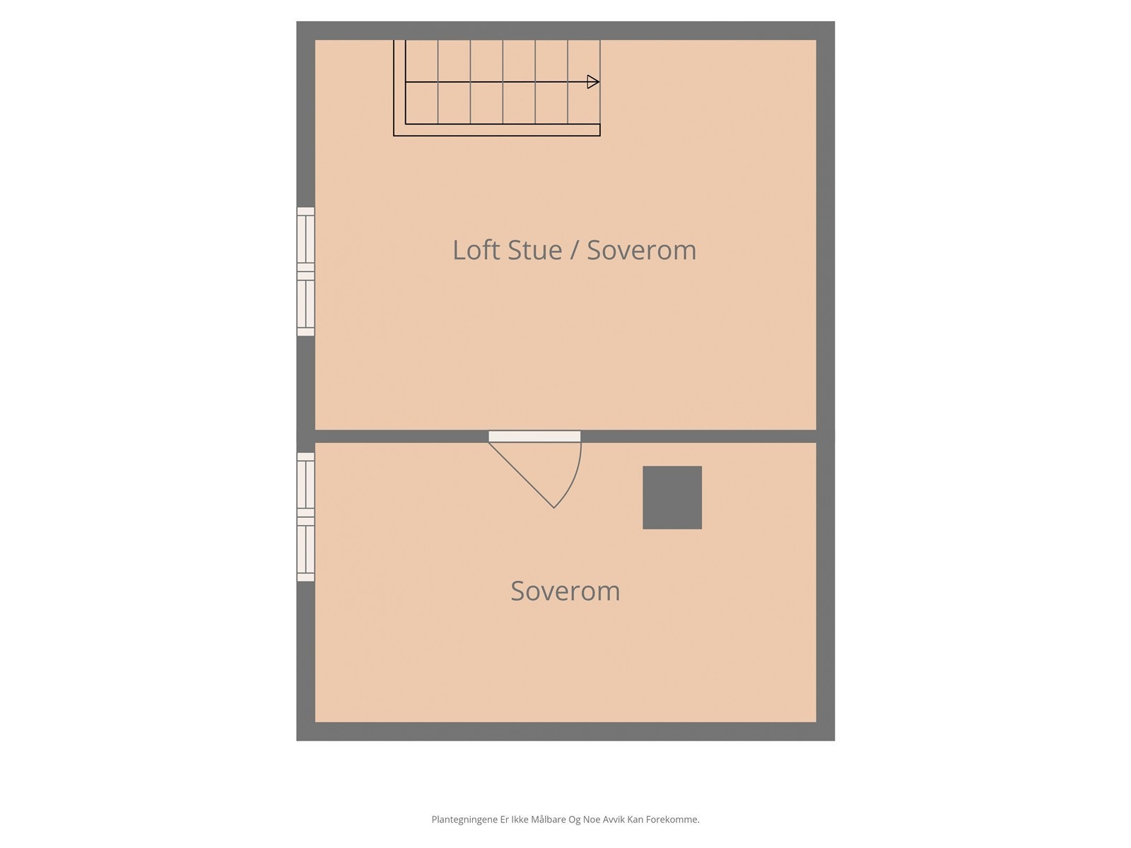 Planløsning loft. Galleribilde