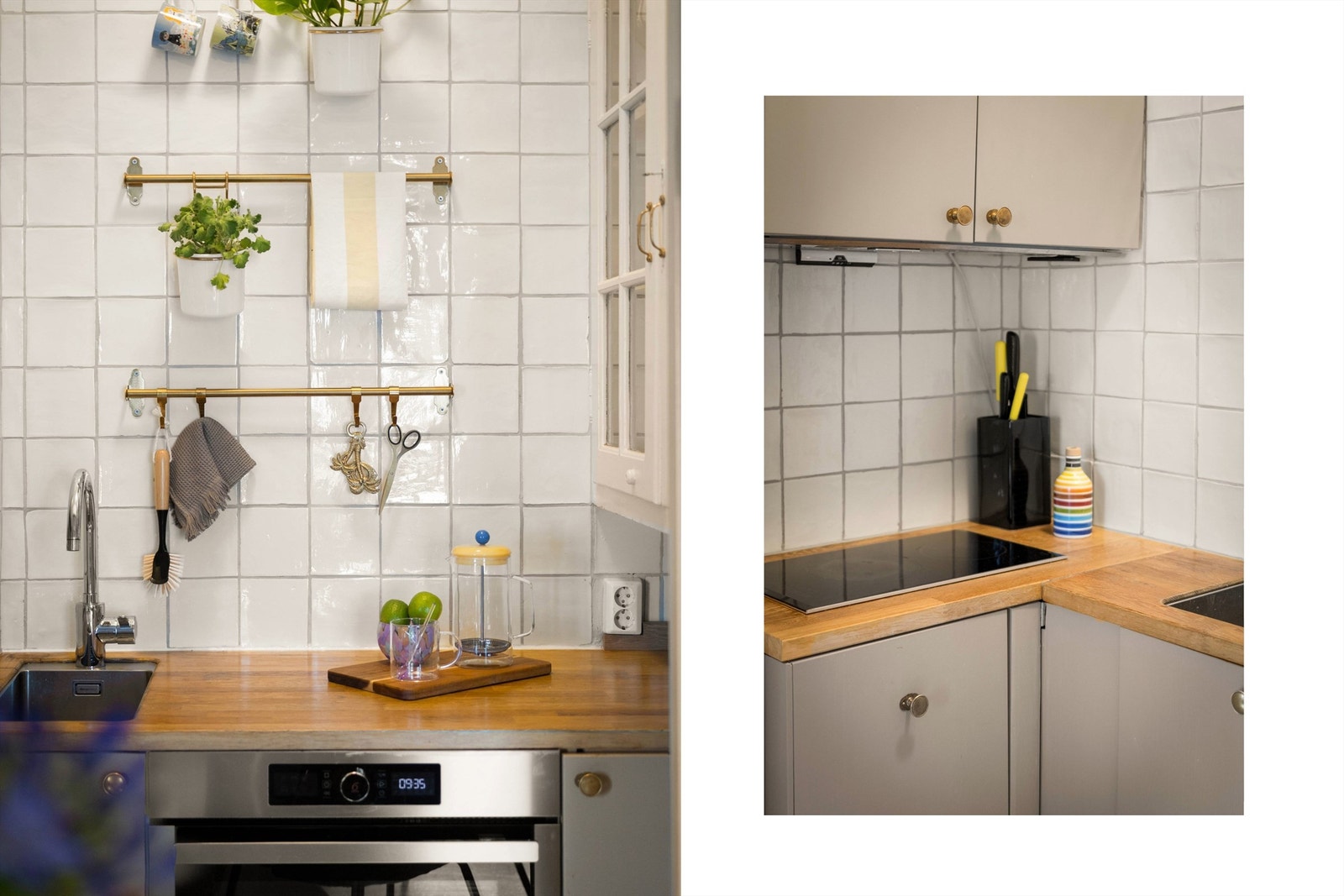 - Glatte fronter og benkeplate av tre - Galleribilde