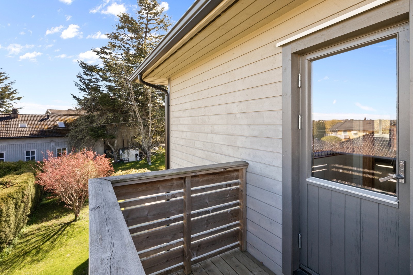 Verandaen i andre etasje, med utgang fra badet. Galleribilde