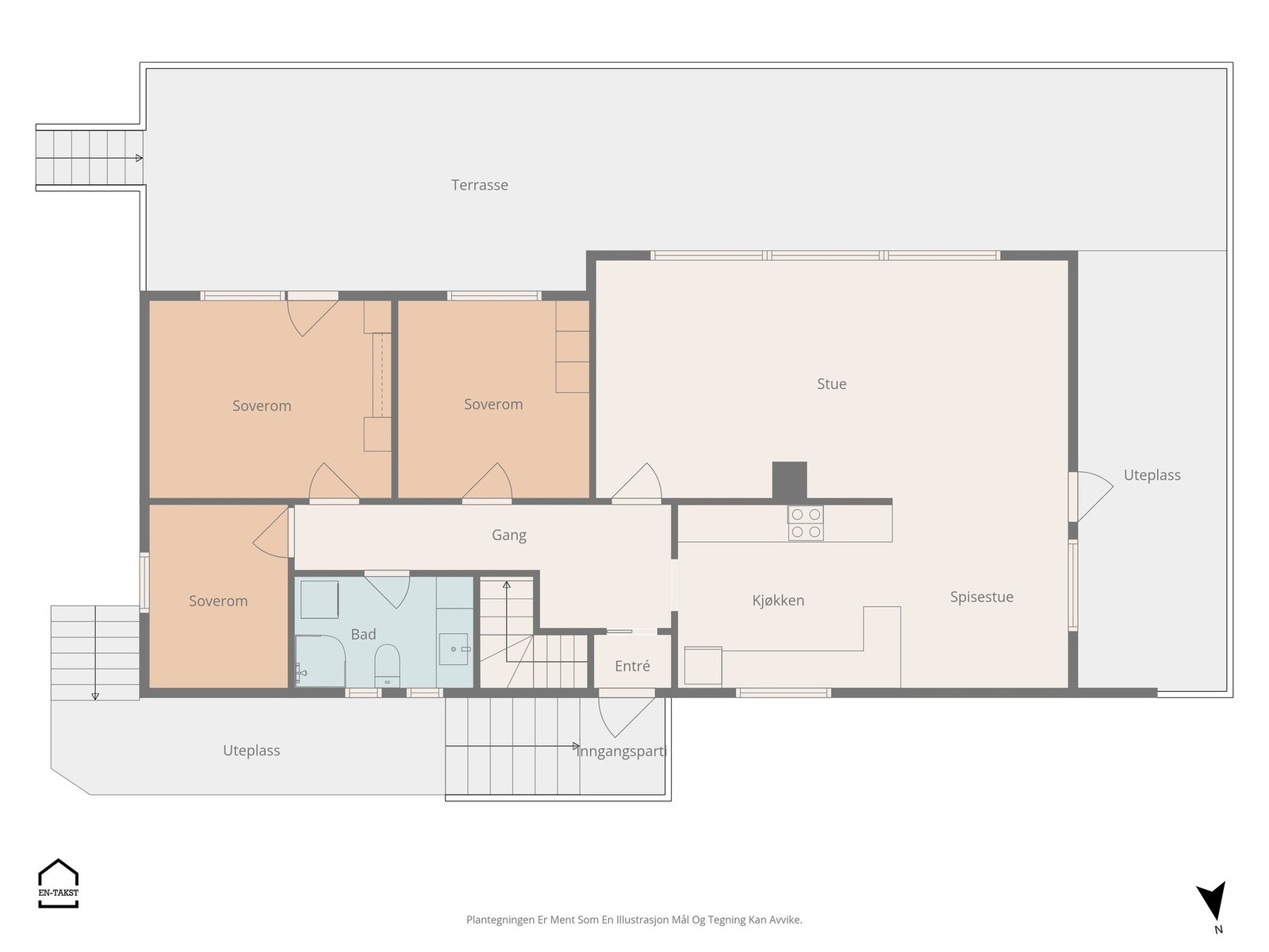 Planskisse hovedplan. Galleribilde