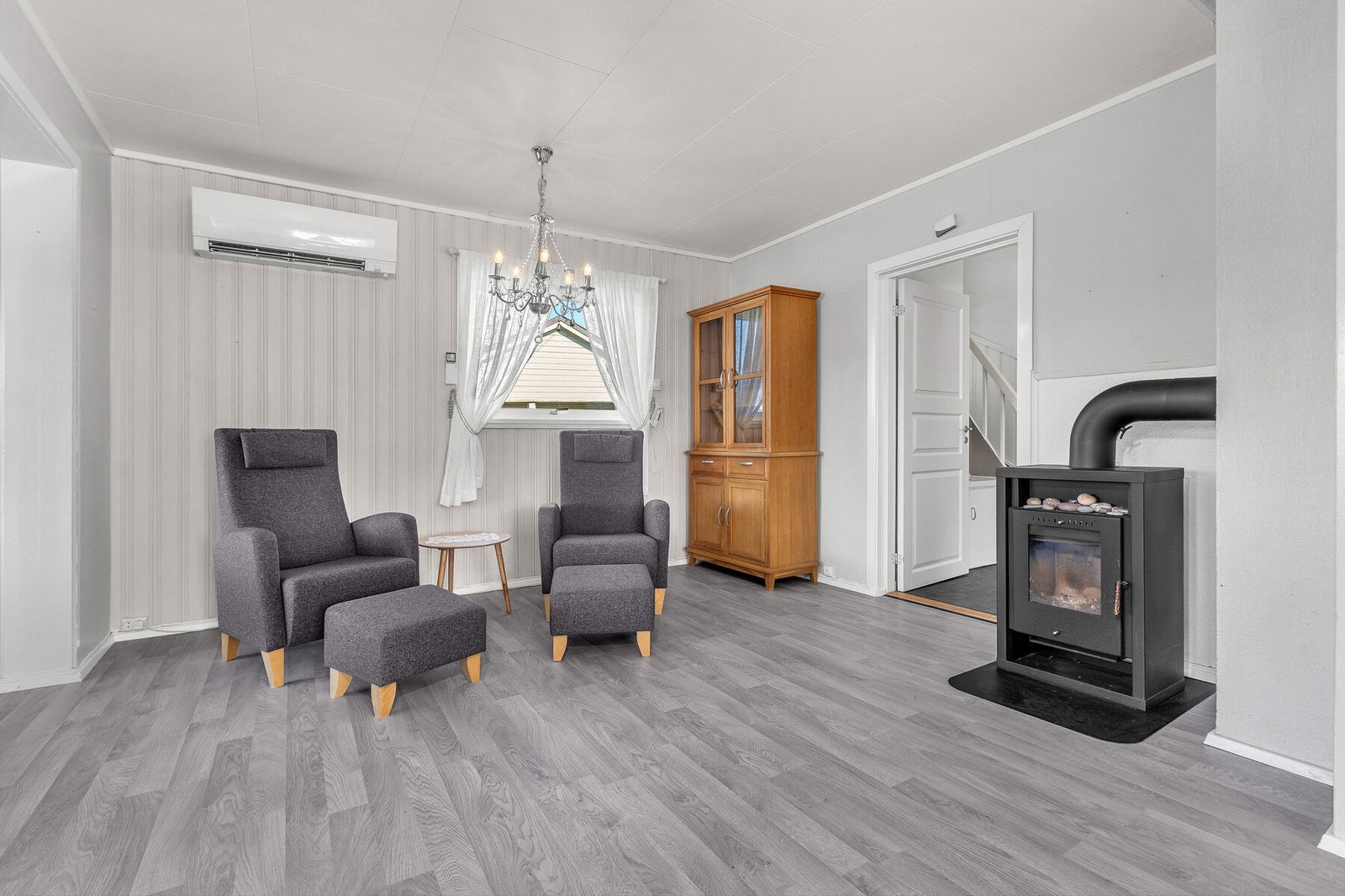 Varmepumpen fra 2014 bidrar til jevn temperatur og reduserte oppvarmingskostnader. Galleribilde