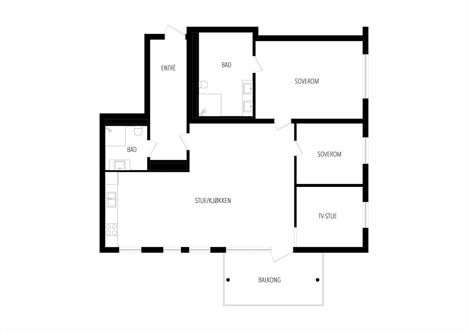 Plantegning Galleribilde
