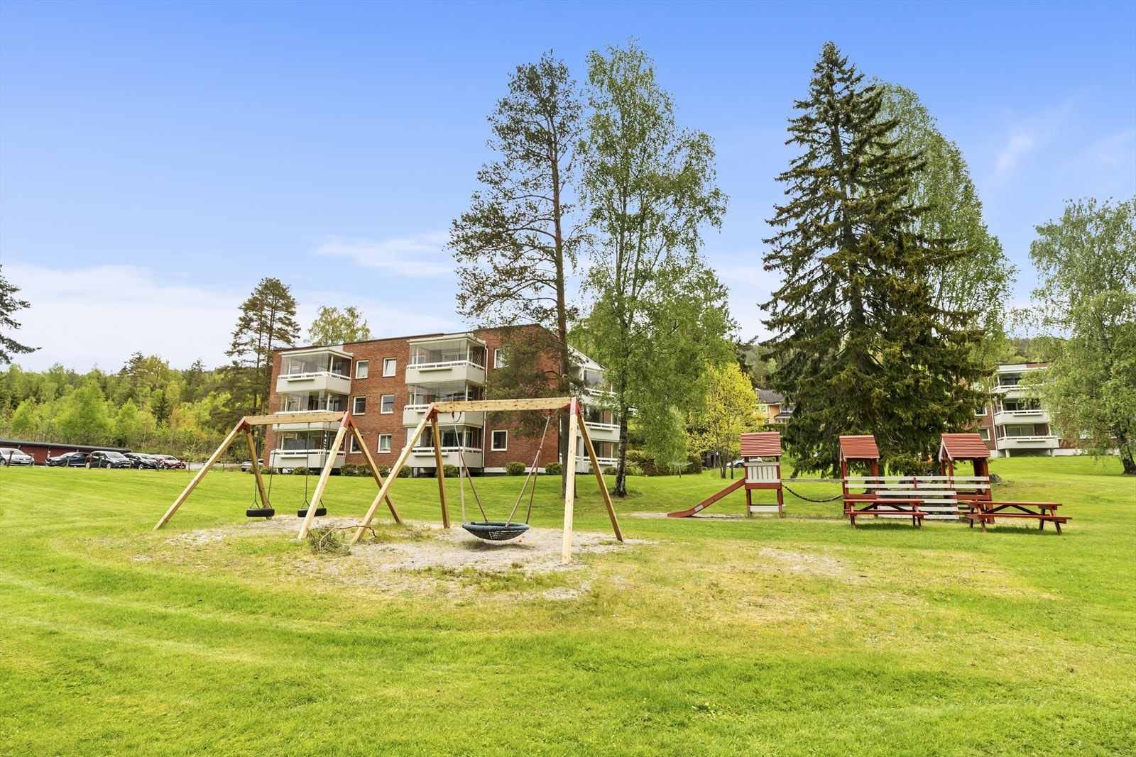 Fellesarealene gir gode muligheter for lek og moro for de minste! Galleribilde