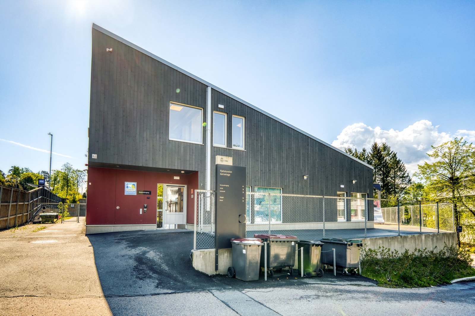 Det er gangavstand til flere barnehager. Galleribilde
