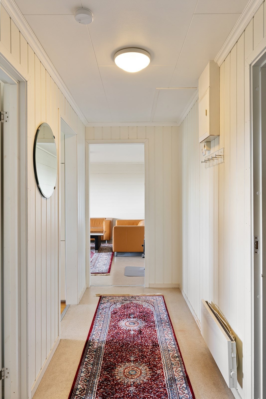Fra gangen er det tilgang til alle rommene i hybeldelen. Galleribilde