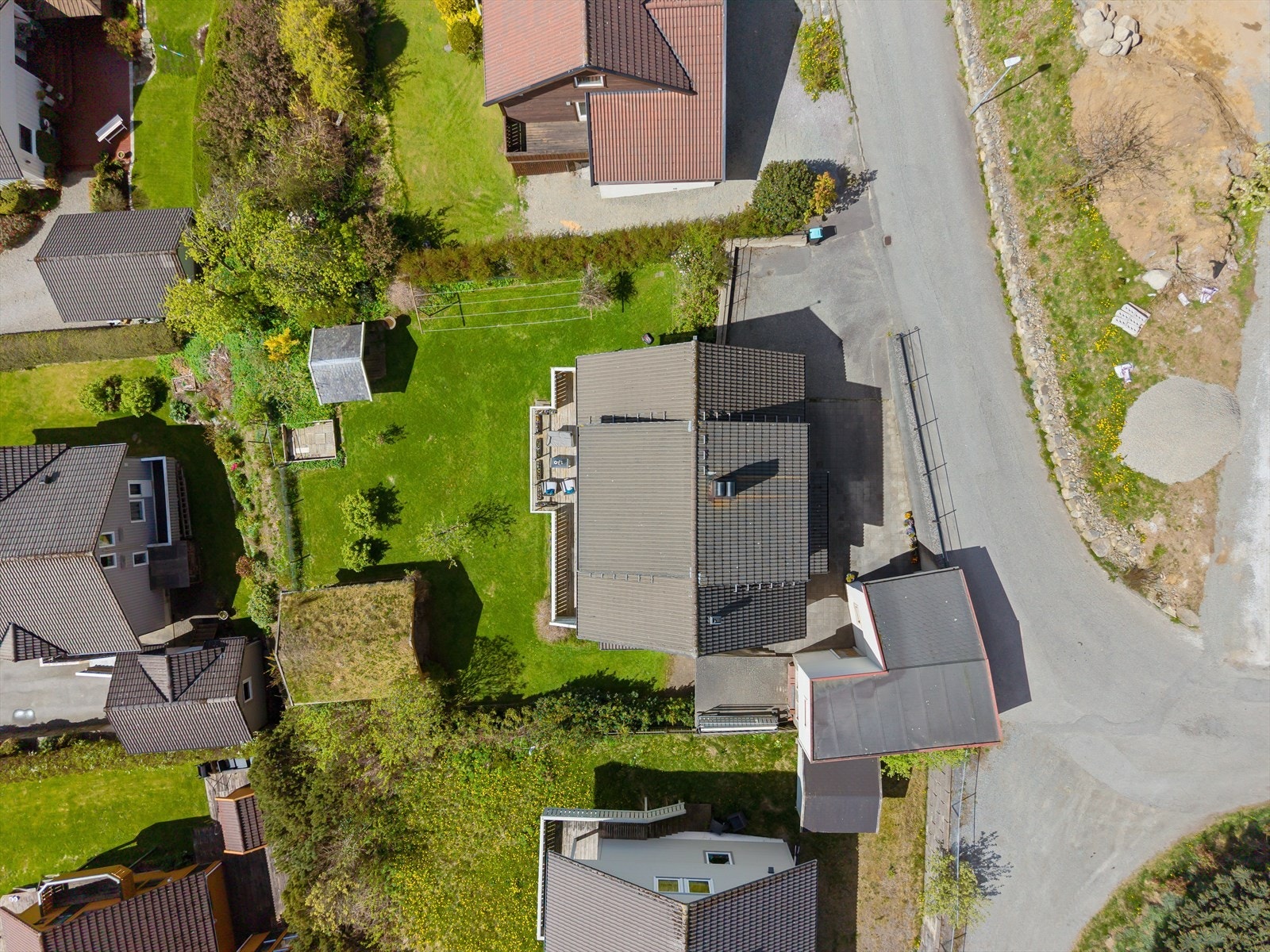 Sett fra fugleperspektiv. Galleribilde