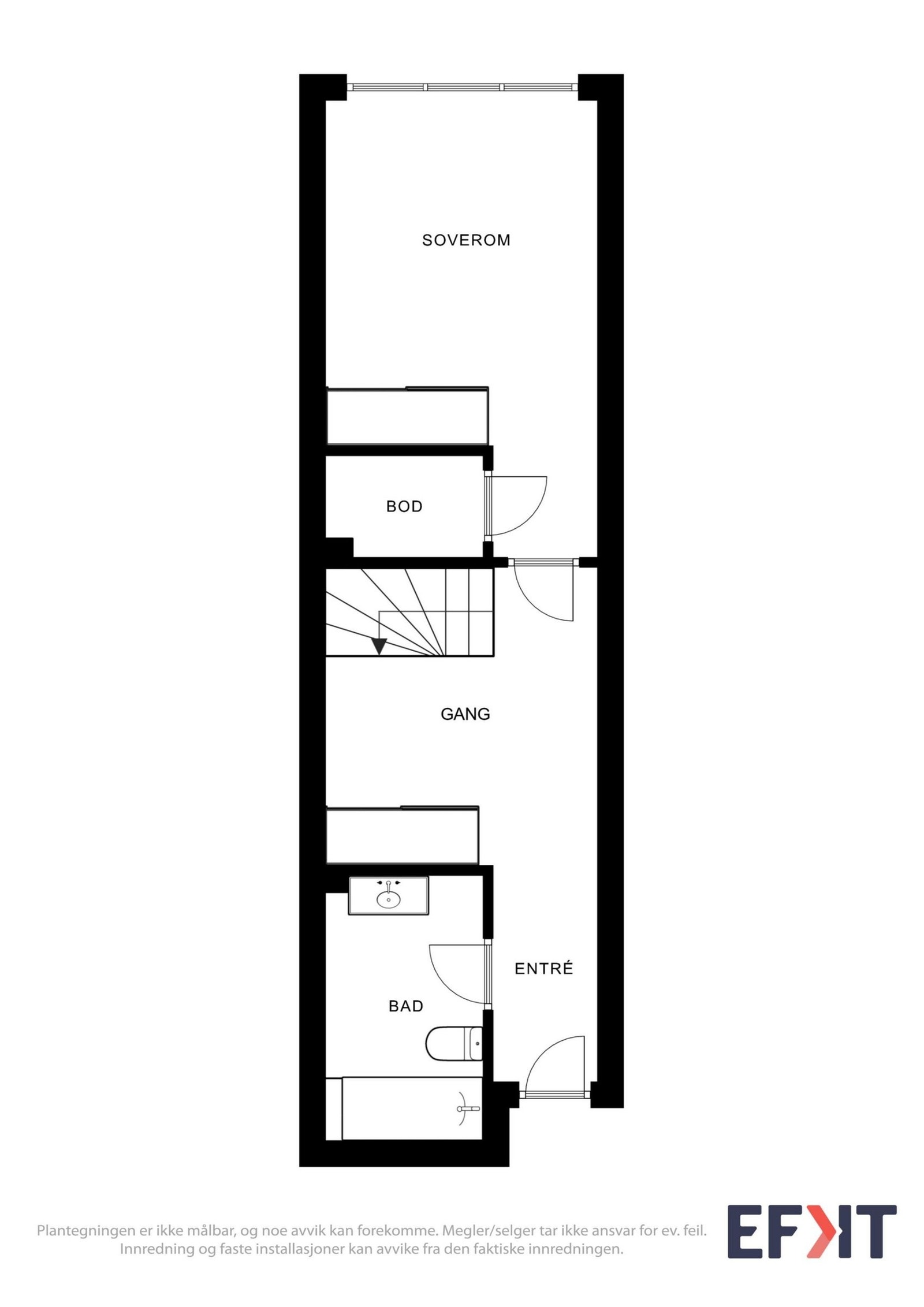 Plantegning 3.etg. Galleribilde
