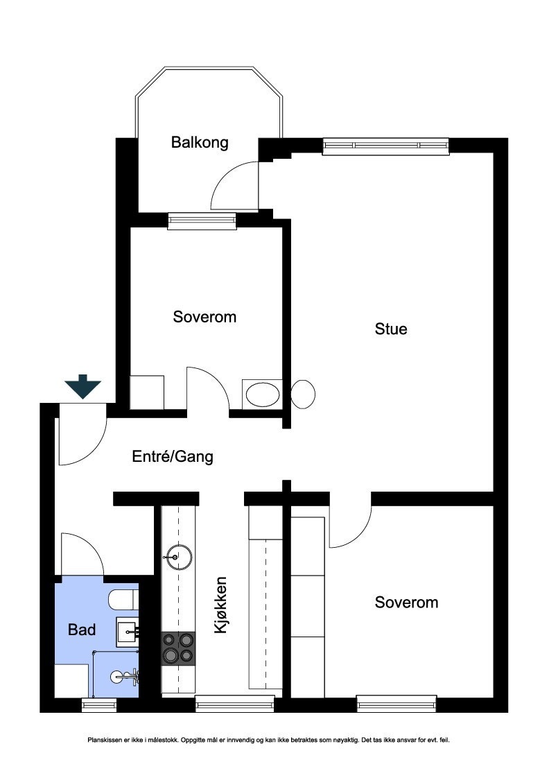 Planløsning Galleribilde