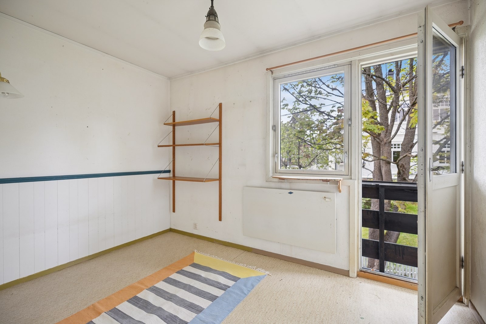 Et av soverommene har nordvendt, fransk balkong. Galleribilde