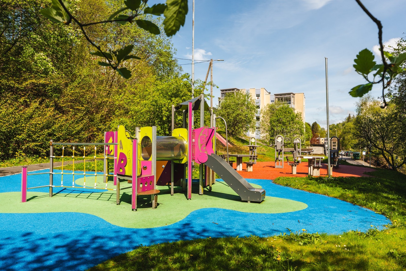 Flott lekeplass for de minste. Galleribilde