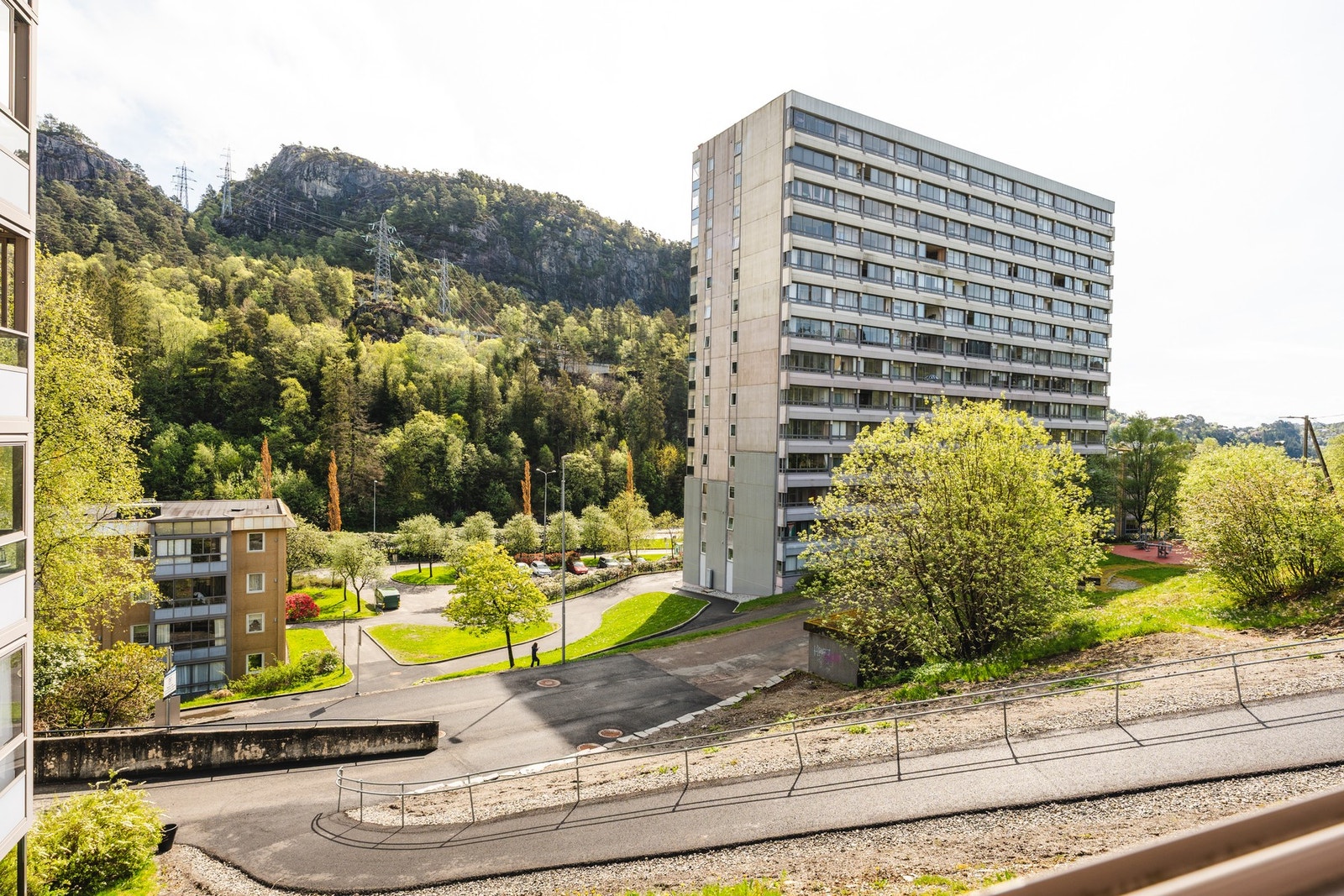 Utsikt fra balkongen. Galleribilde