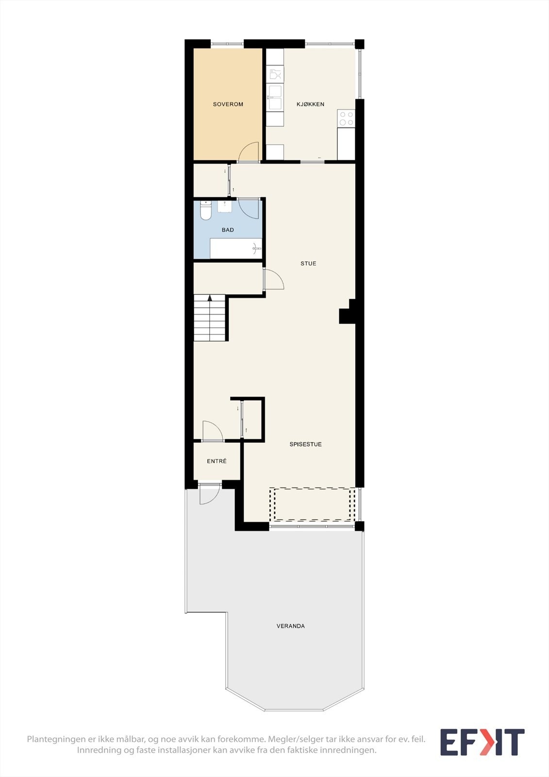 Plantegning 3. etasje (plan 1). Galleribilde
