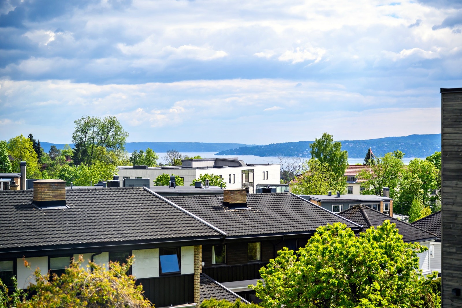 Herfra er det flott utsyn over Oslofjorden Galleribilde