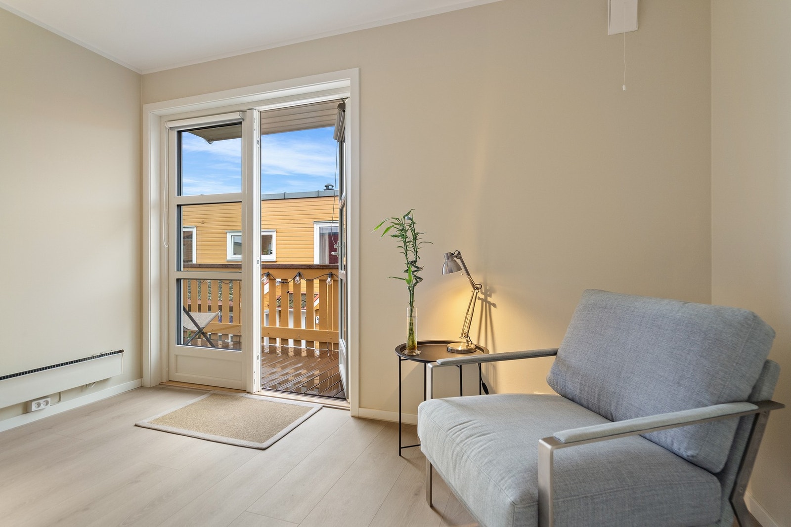 Utgang til herlig balkong Galleribilde