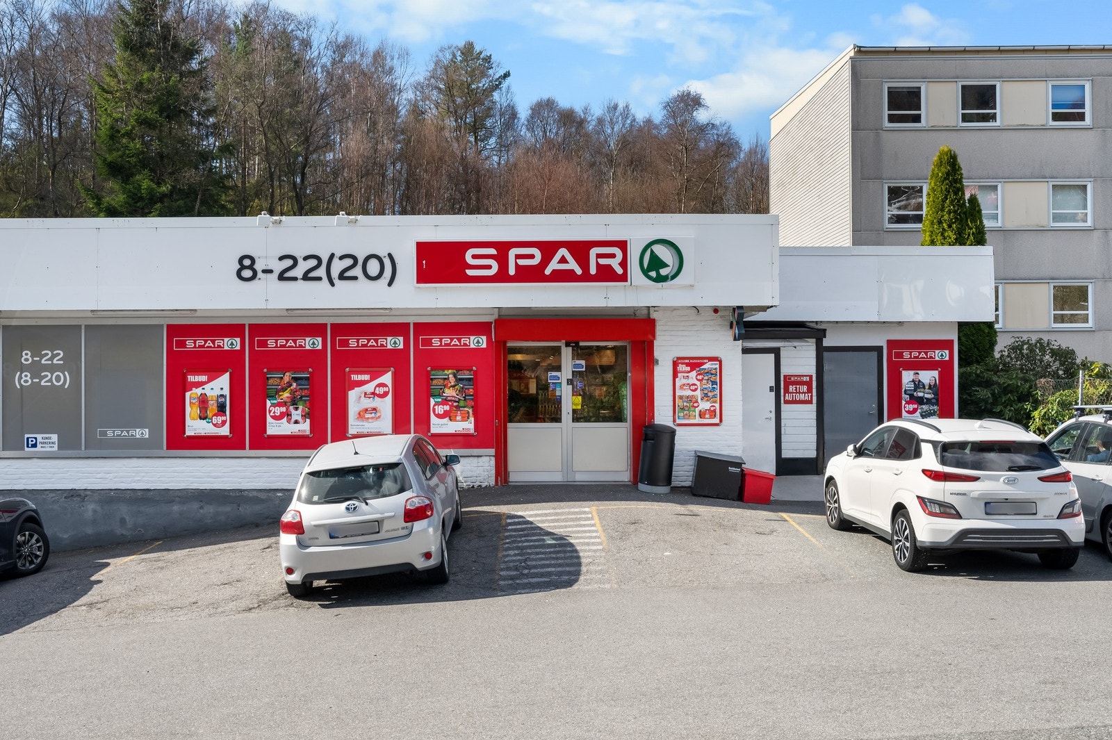 Dagligvarehandel kan enkelt gjøres på Spar Sikthaugen, rett ved boligen Galleribilde