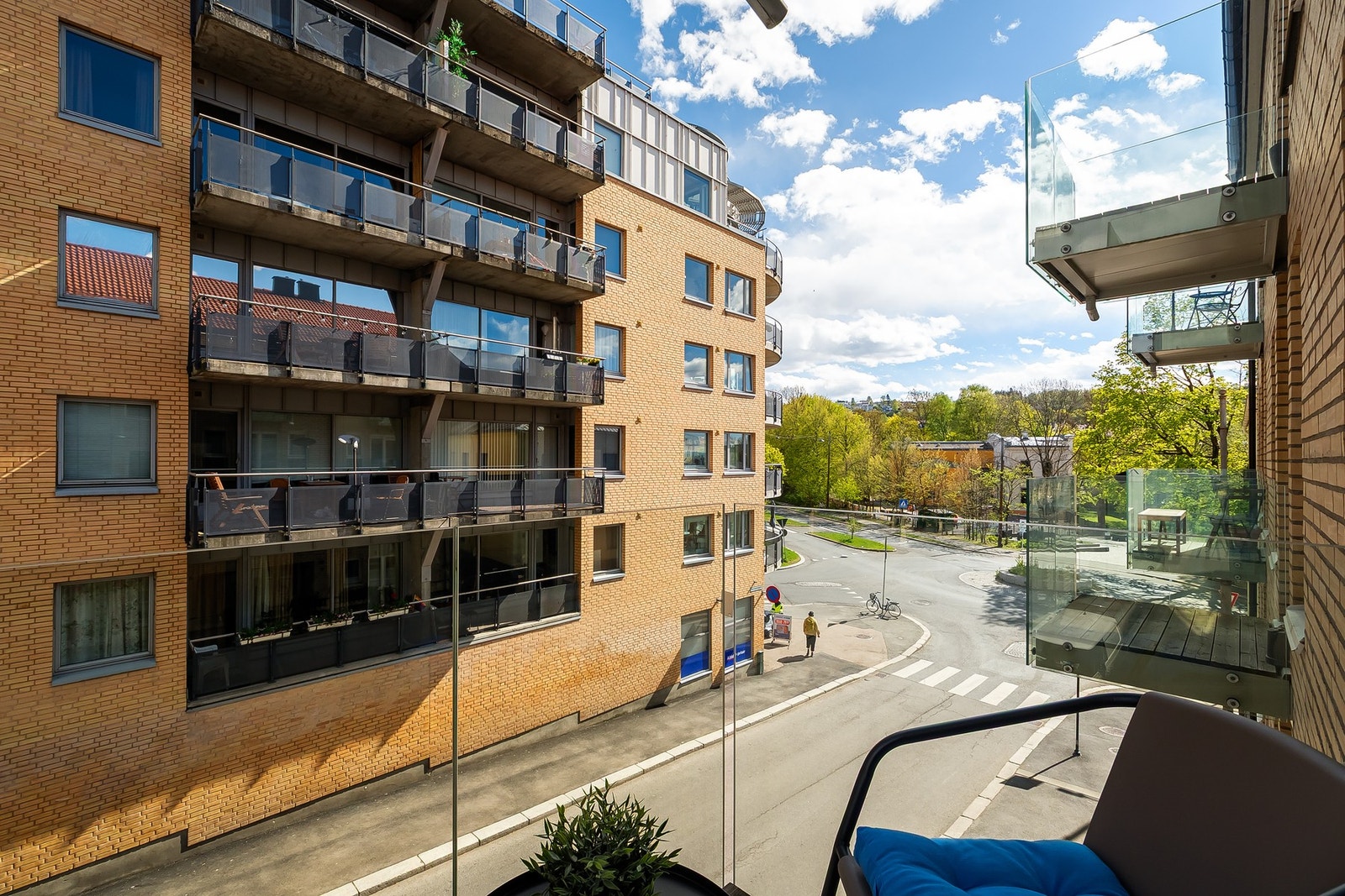 Utsikt fra balkongen. Galleribilde