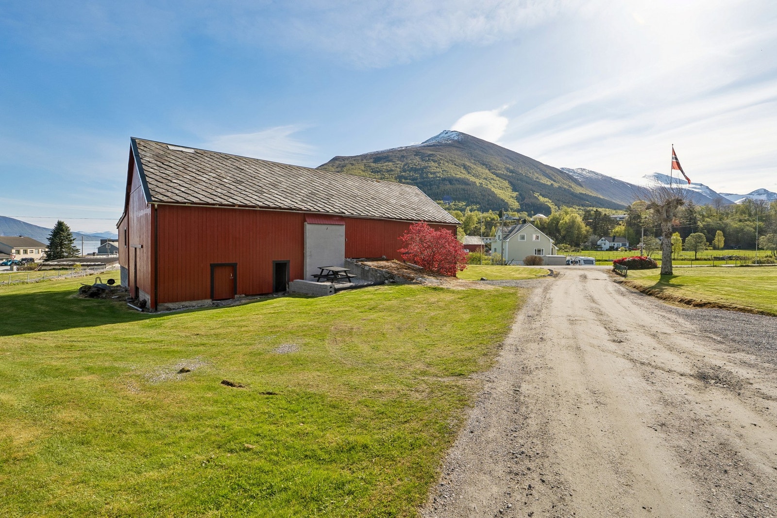 Den romslege løda er i dag nytta som lager/garasje Galleribilde