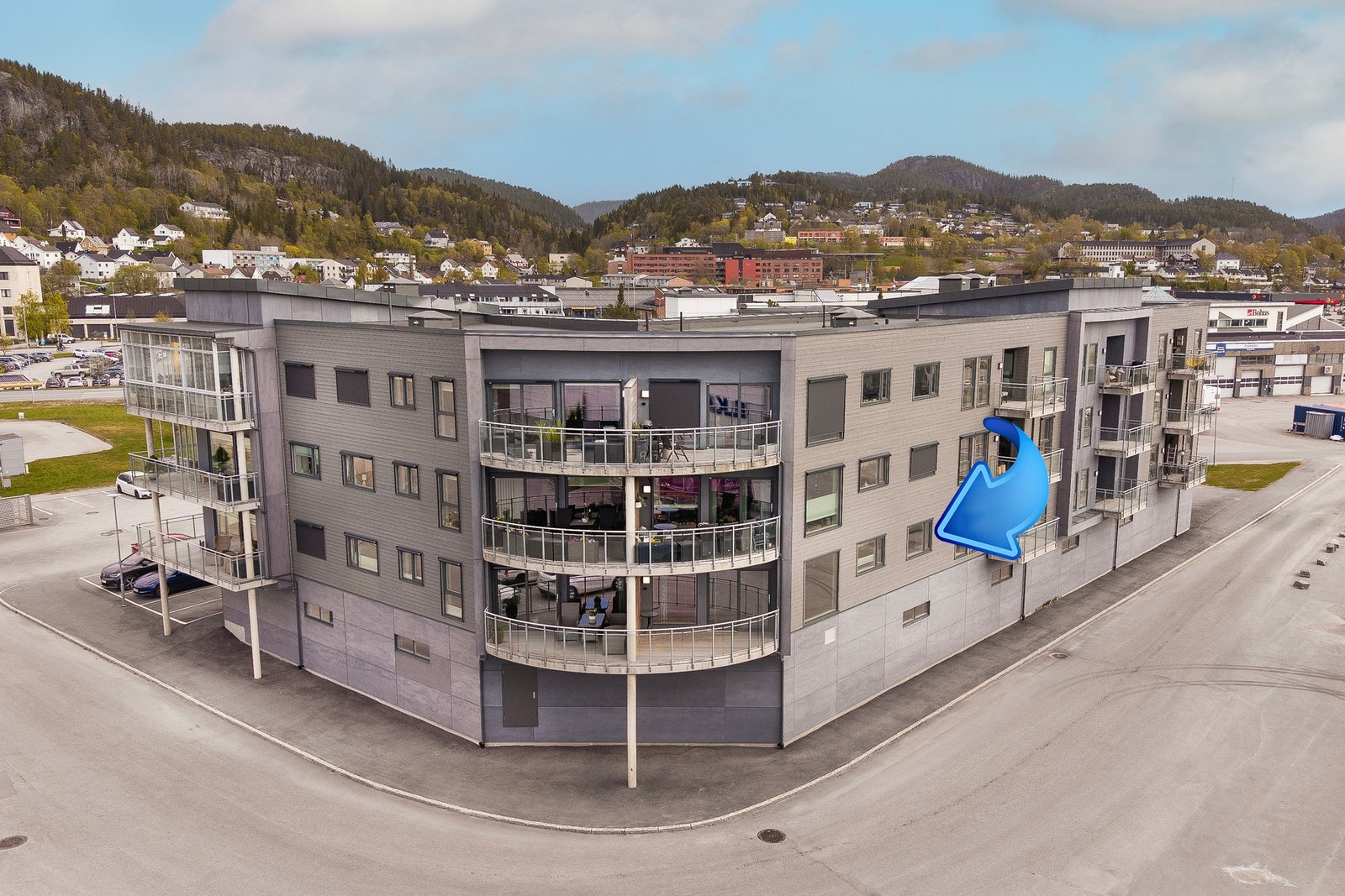 Moderne og romslig leilighet med sentral beliggenhet i Namsos Galleribilde