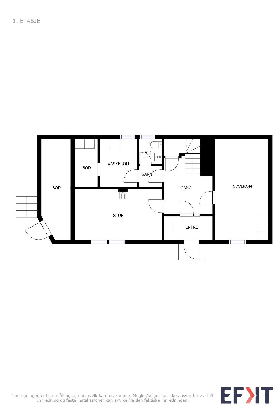 Plantegning sokkeletasje Galleribilde