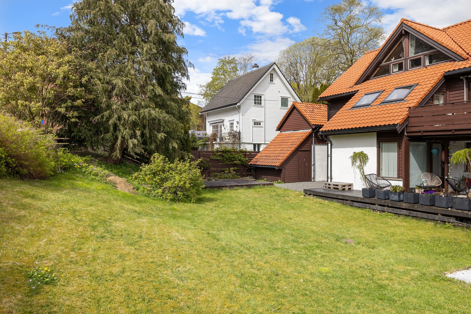 Flott felles hage. Galleribilde