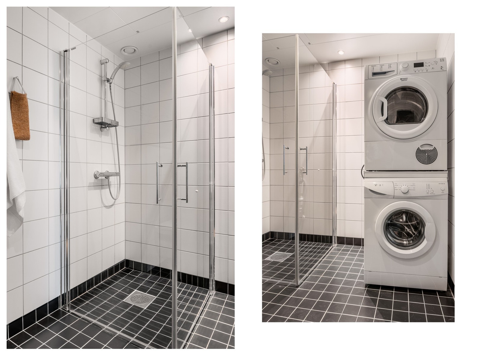 Det er også opplegg for vaskemaskin og plass til tørketrommel i tårn. Galleribilde