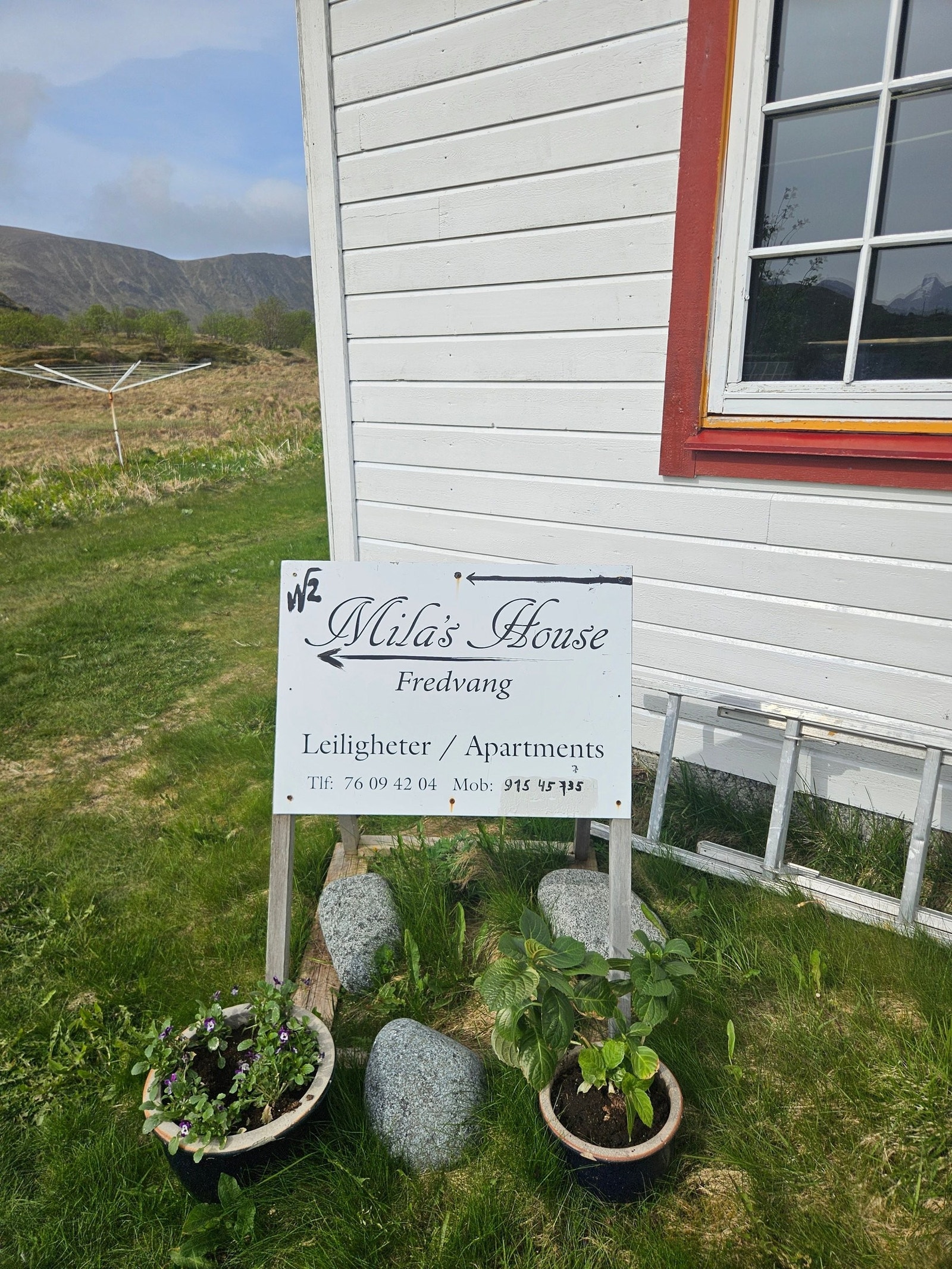 To leilgheter er til leie. Galleribilde