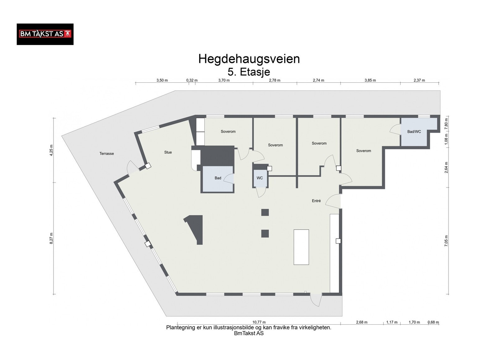 Plantegning Galleribilde