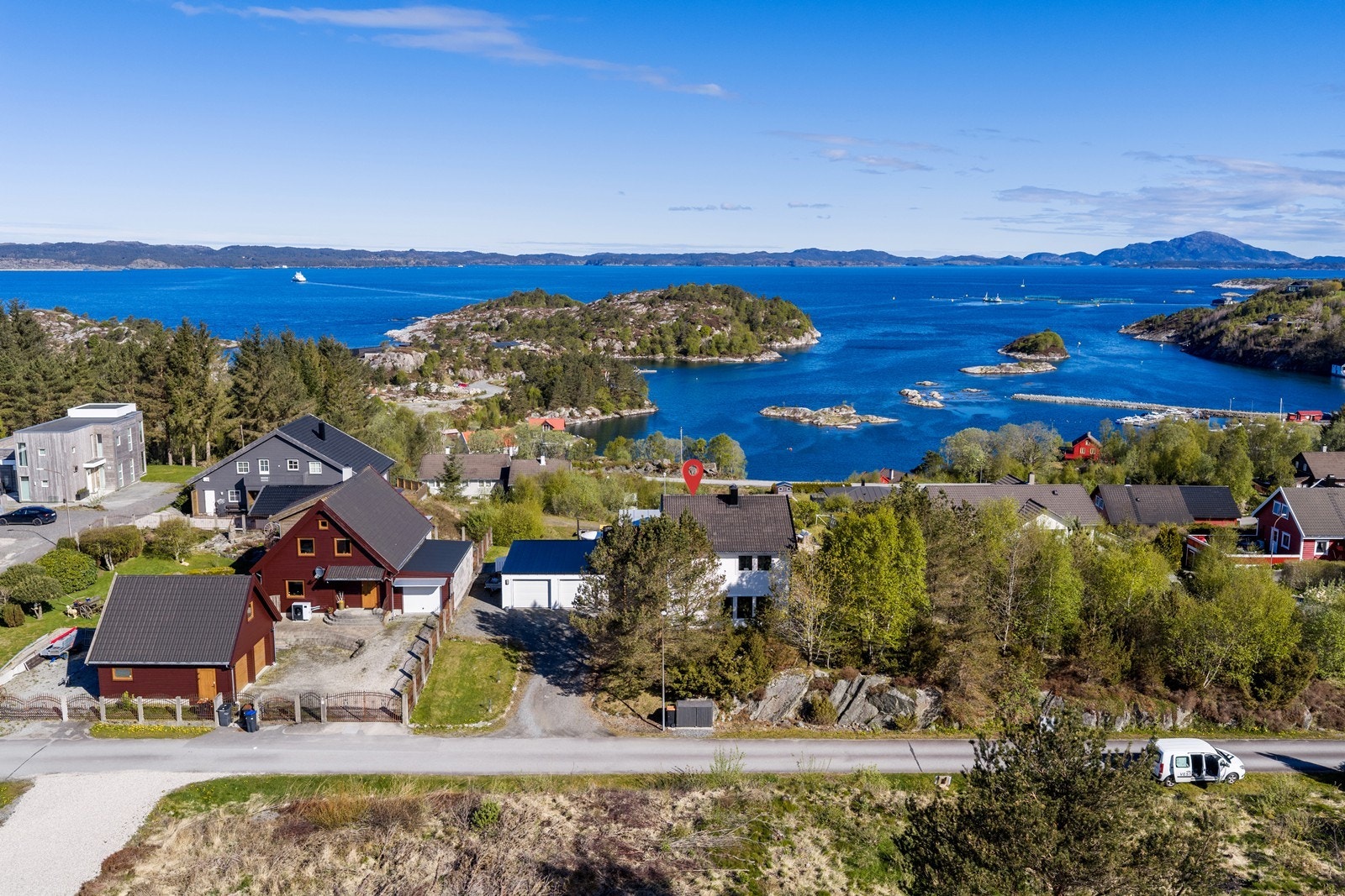 Området egner seg godt både for barnefamilier og for dem som ønsker en mer fredelig bosituasjon Galleribilde