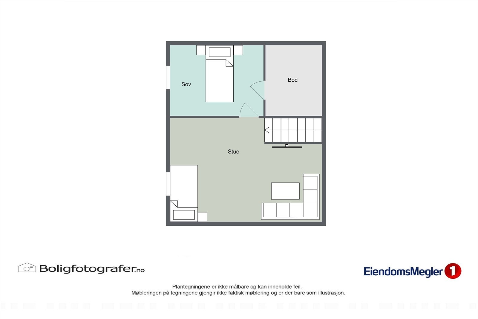 Plantegning loftsetasje. Galleribilde