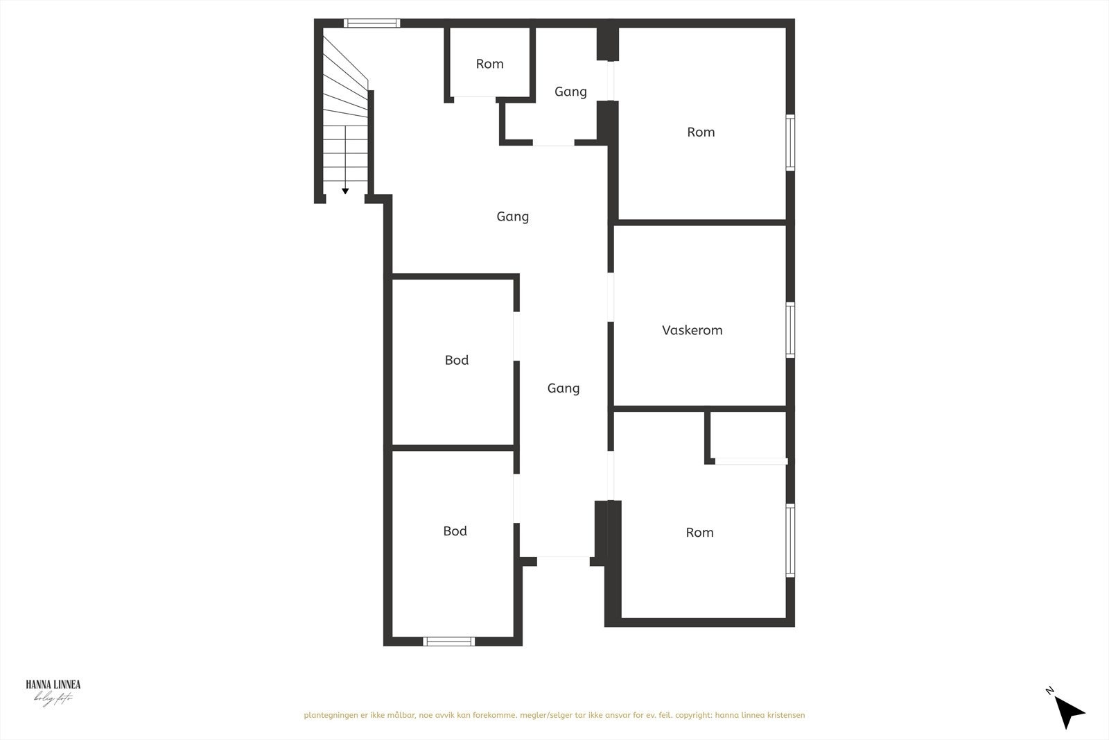 Plantegning u.etasje Galleribilde