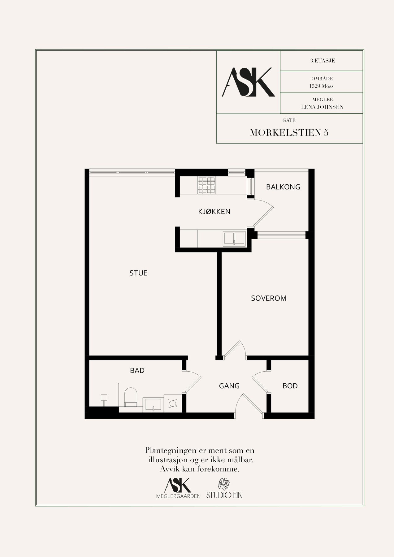 Plantegning Galleribilde