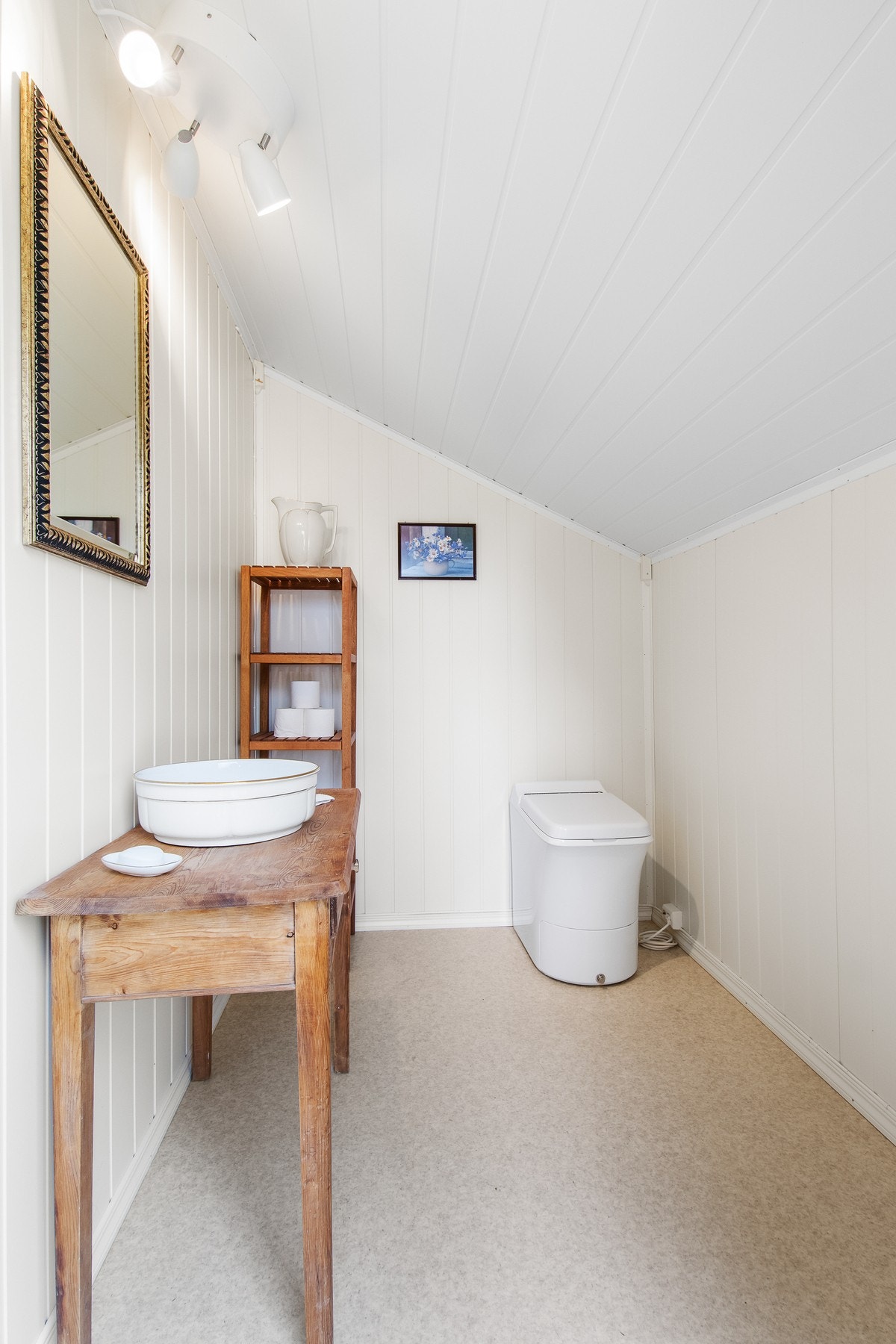 Toalettrom. Galleribilde