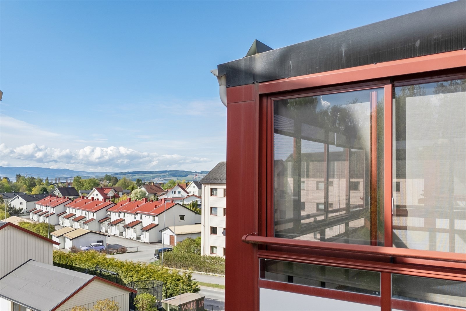 Utsikt fra balkongen Galleribilde