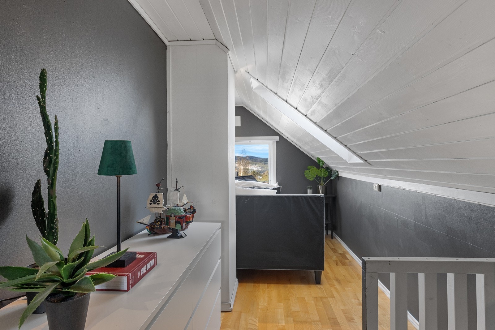 Loftsetasjen gir ekstra, fleksibel plass som kan innredes etter behov. Galleribilde