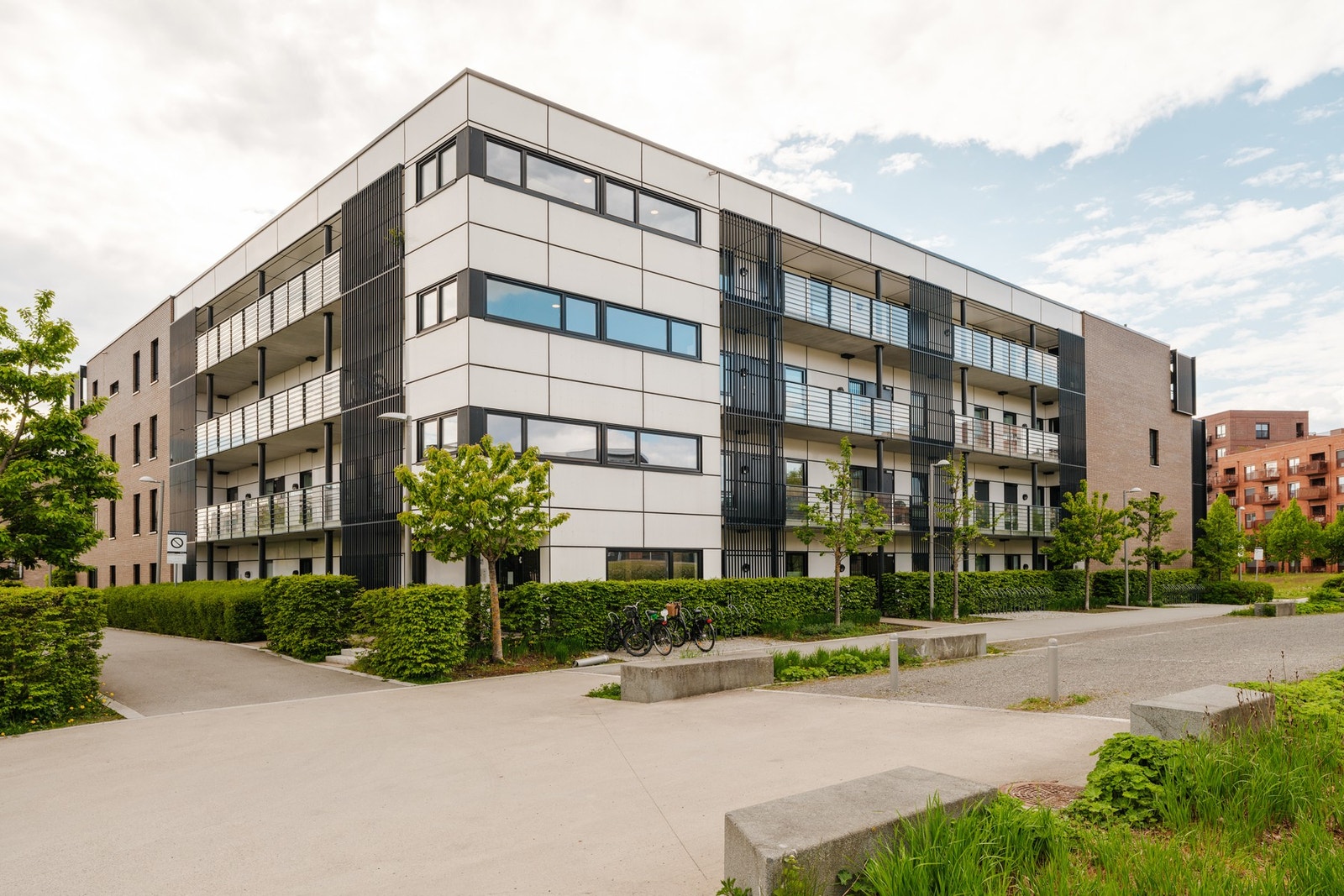 Moderne fasade. Galleribilde