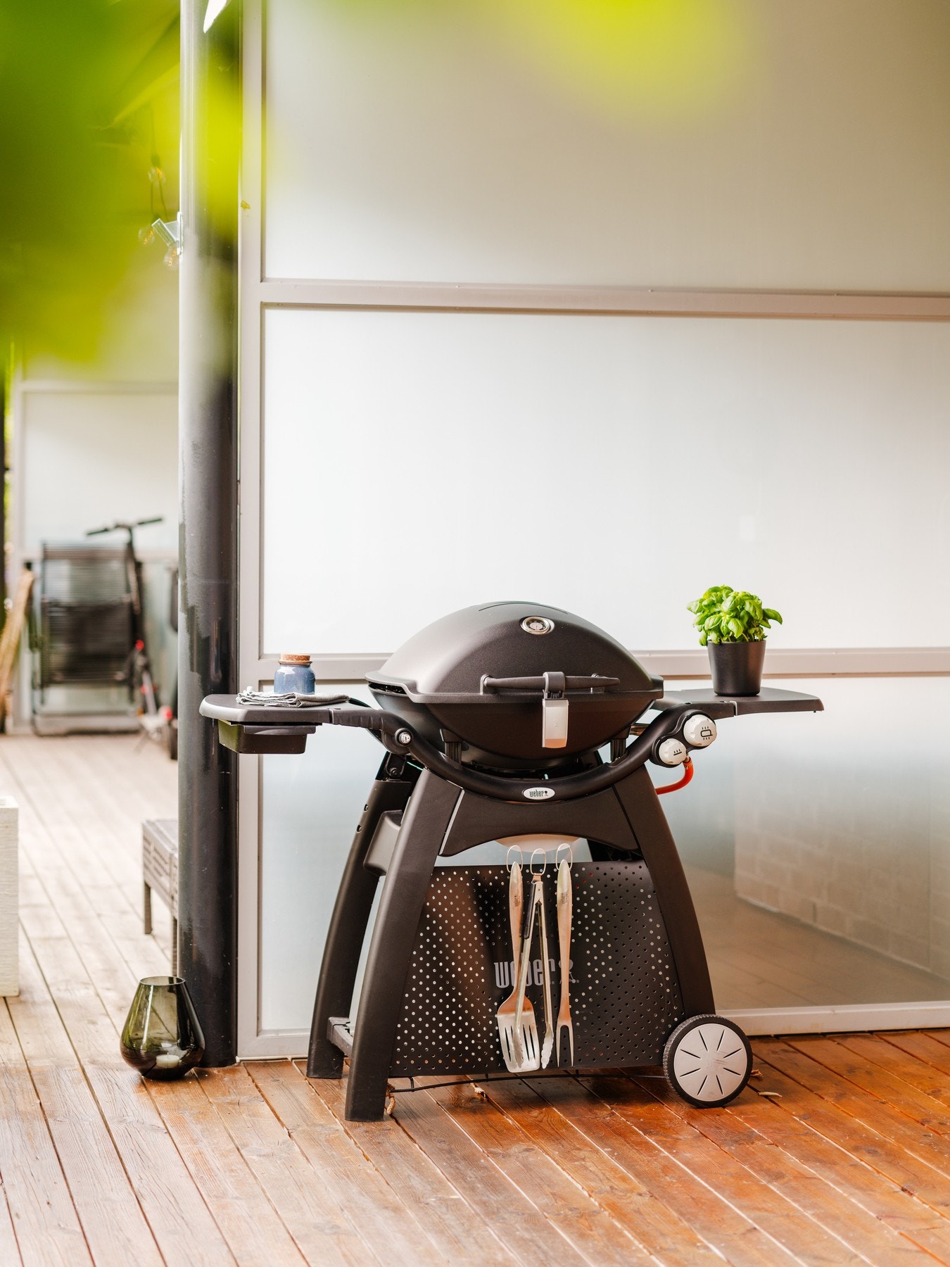 Elektrisk grill og gassgrill er tillatt. Galleribilde