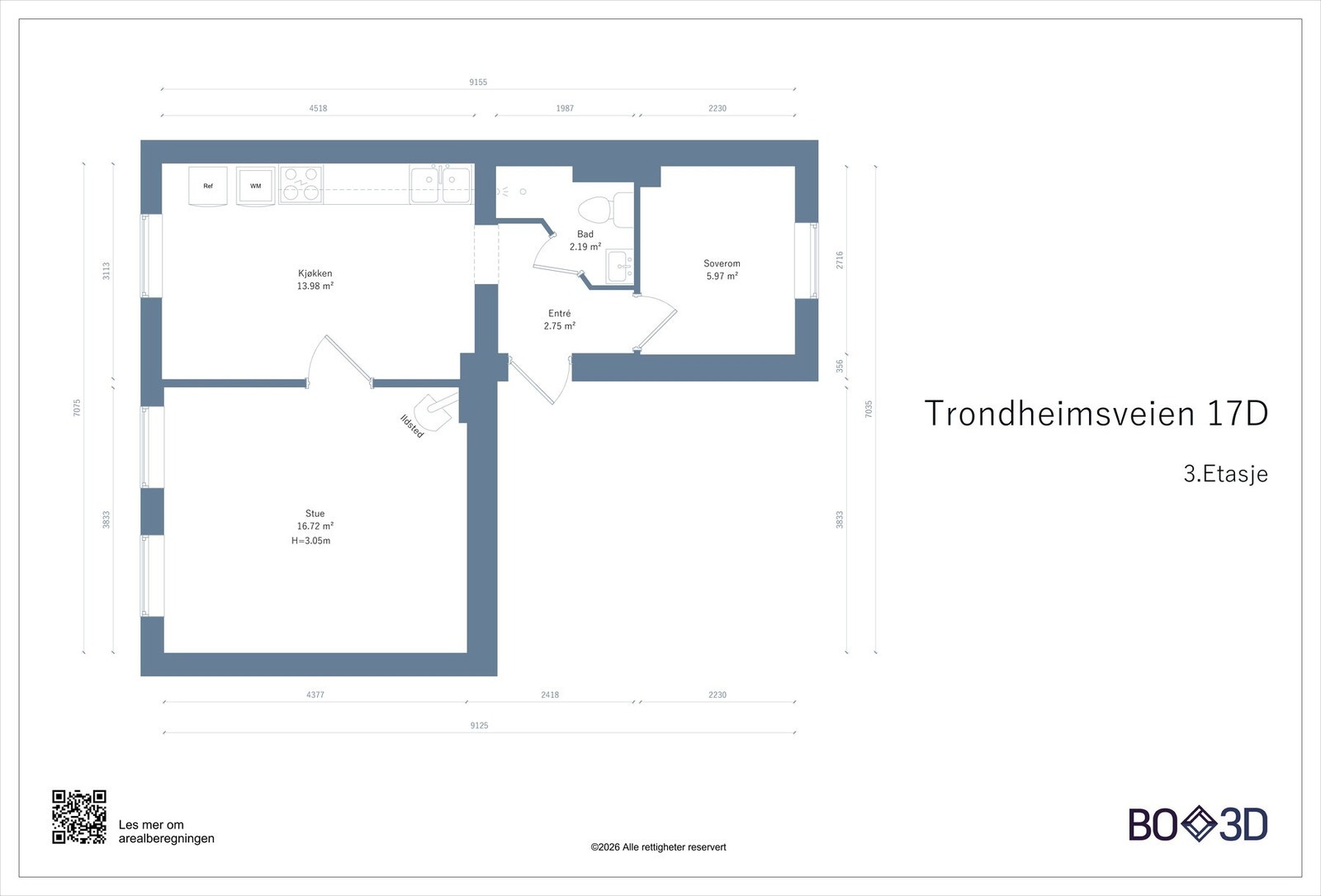 Plantegning Galleribilde