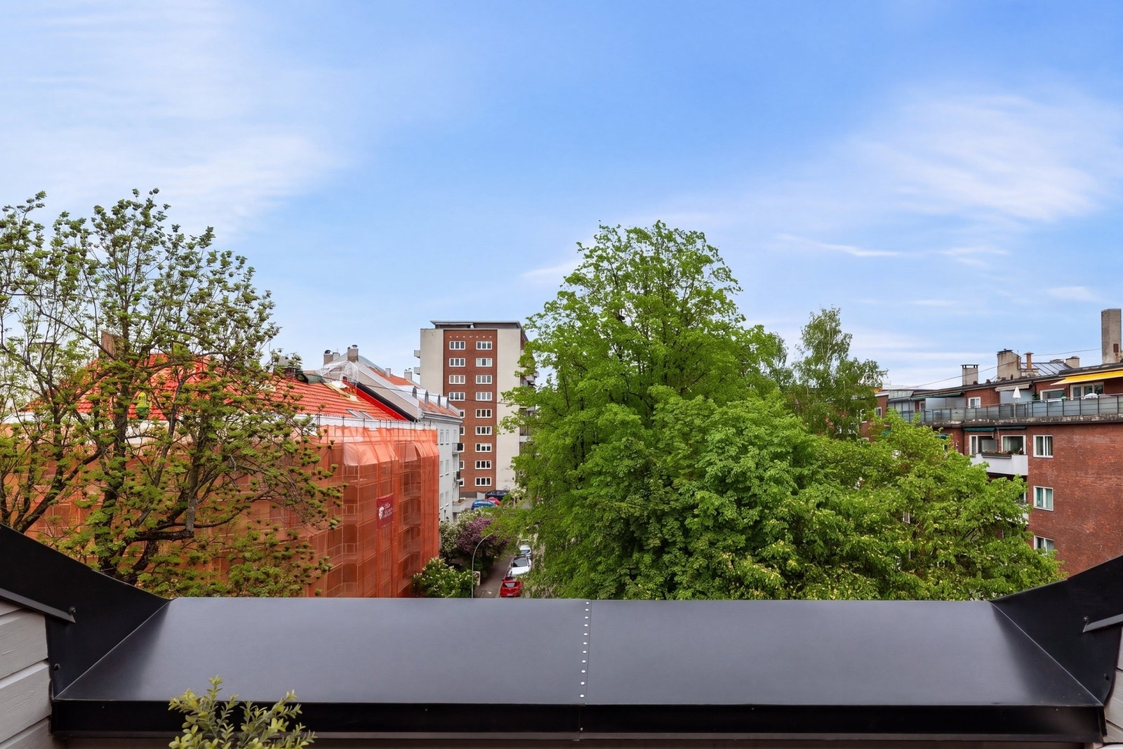 Utsikt fra takterrassen. Galleribilde
