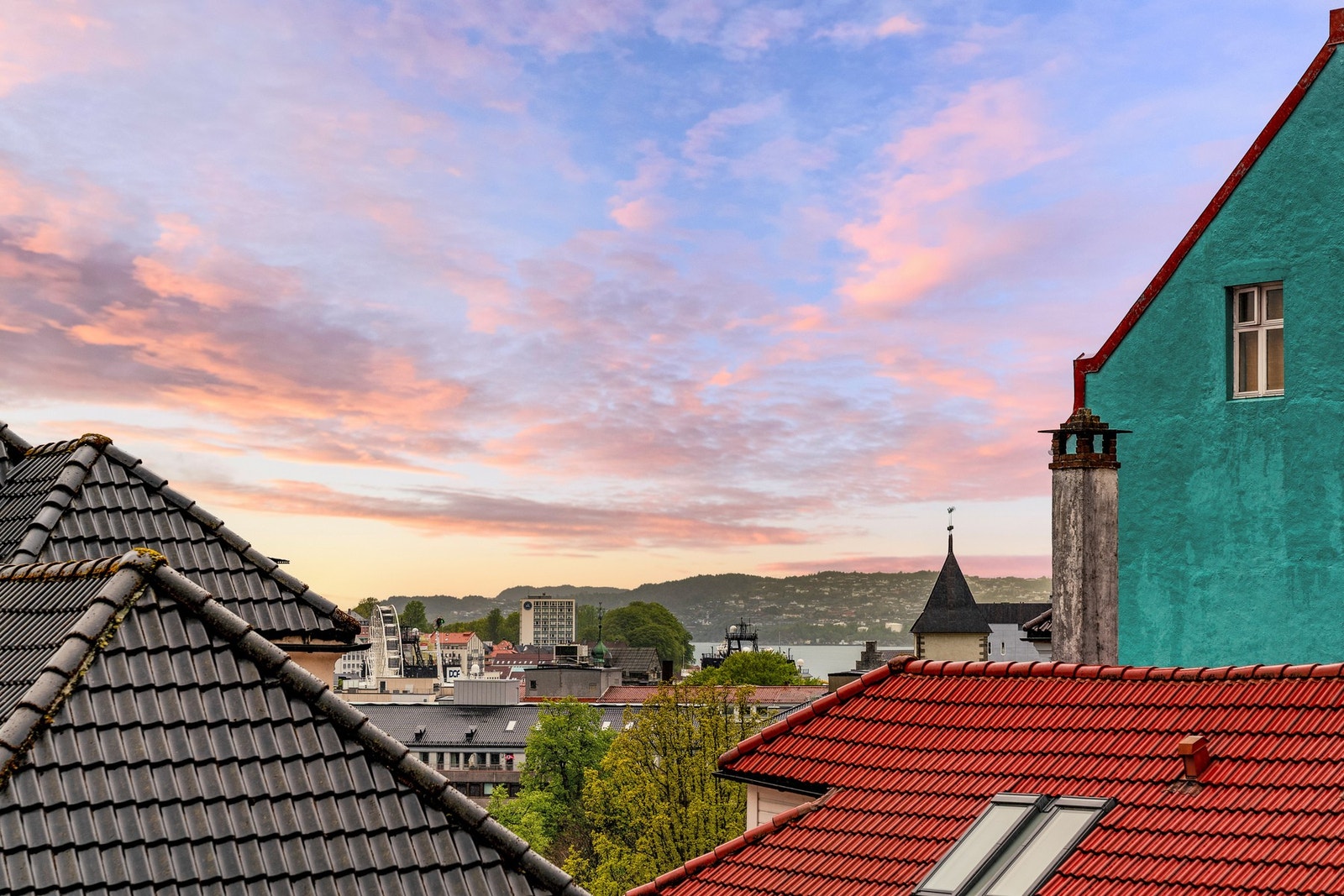Nydelig utsikt fra hovedsoverommet Galleribilde