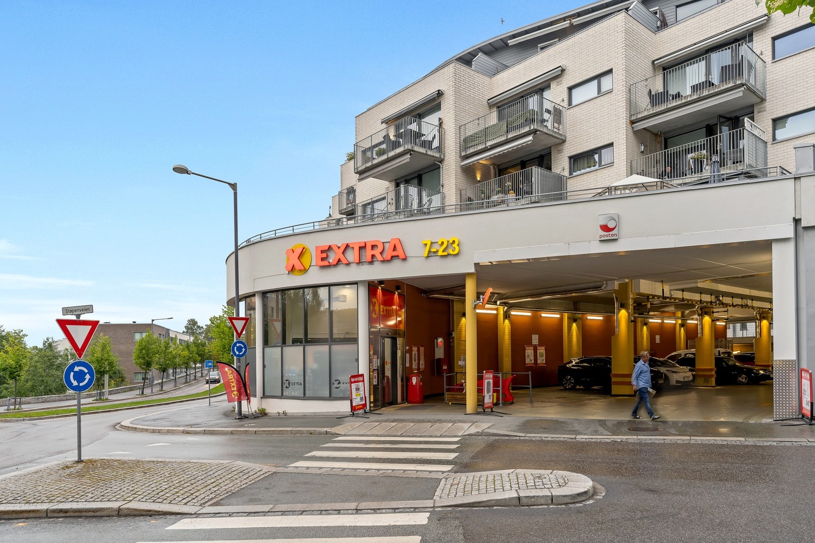 I blokkens 1. etasje ligger Coop Extra Galleribilde