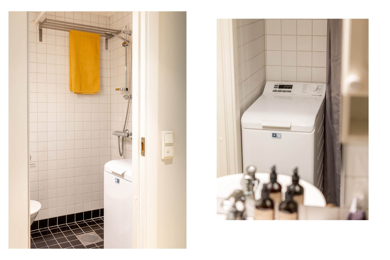 Leiligheten har opplegg for vaskemaskin, samt tilgang til fellesvaskeri Galleribilde