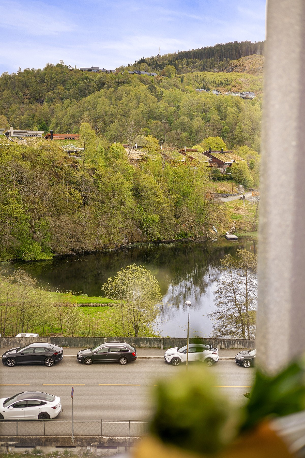 Flott utsikt fra soverommet. Galleribilde