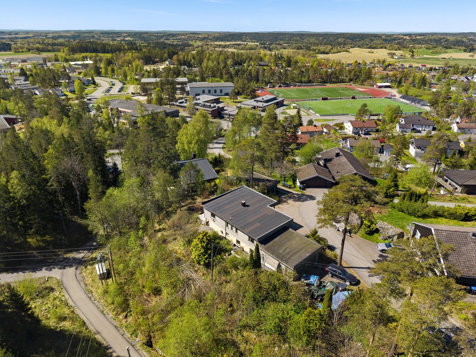 Dronefoto Galleribilde