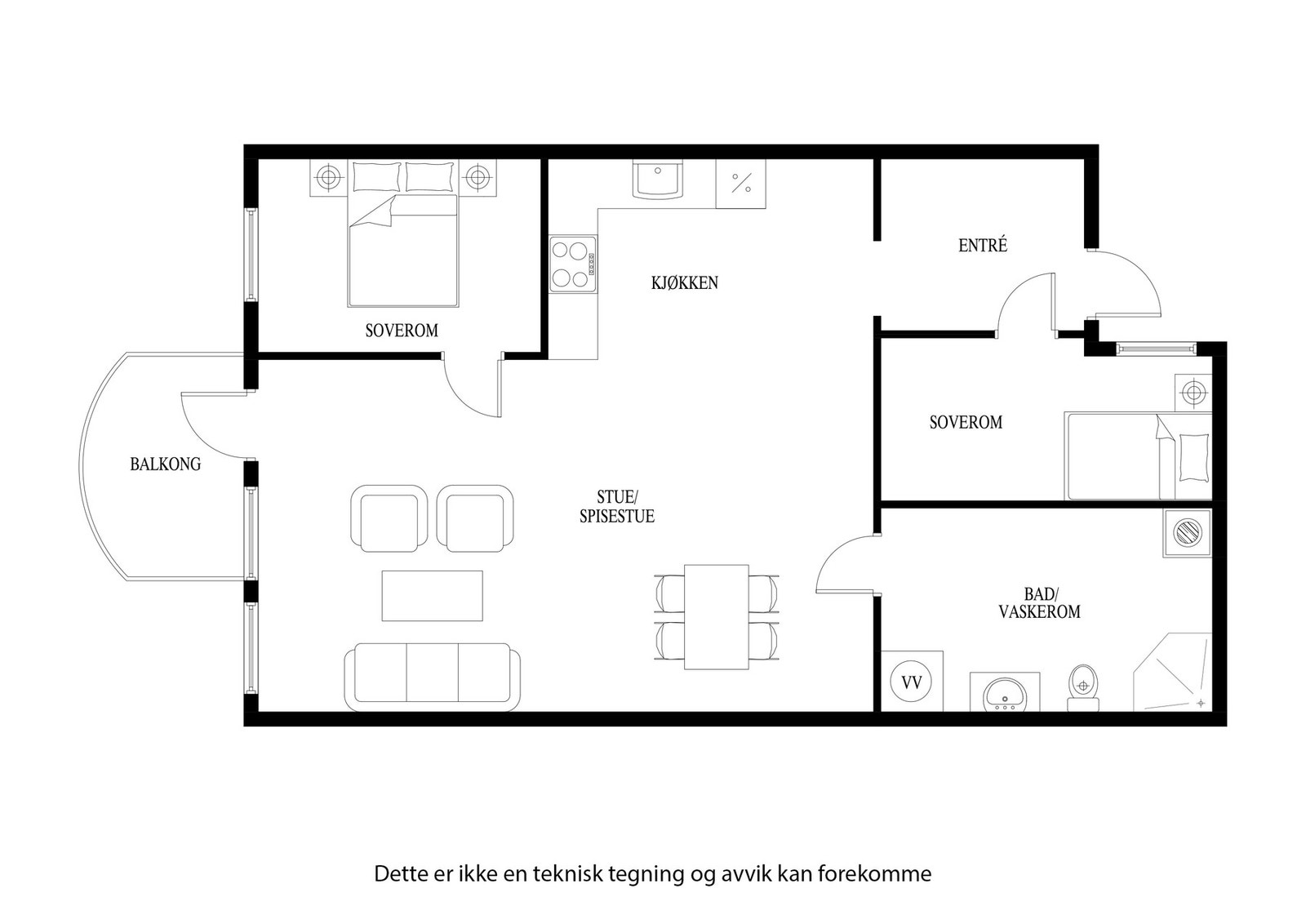 Plantegning Galleribilde