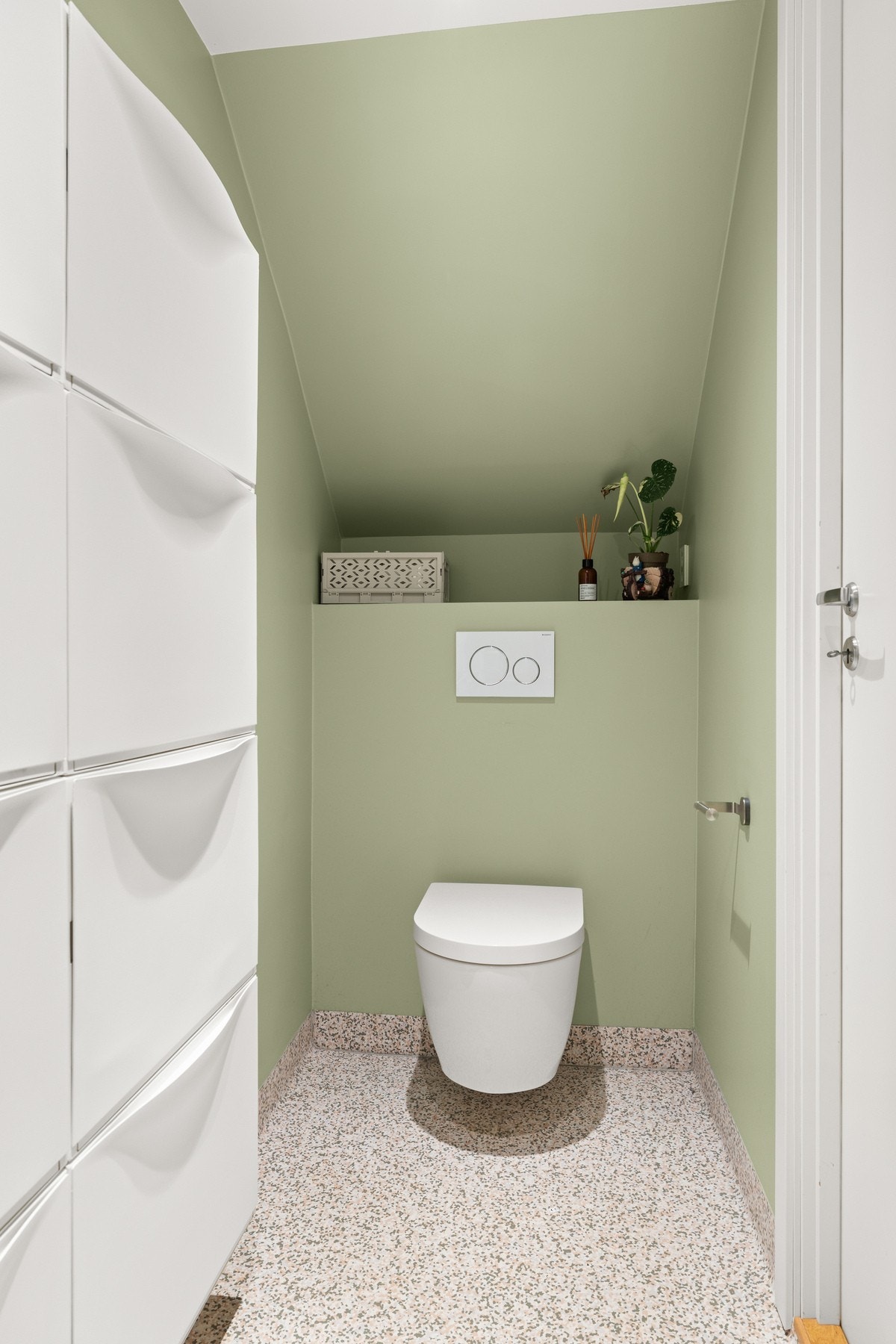 Vaskerom og wc er også pusset opp i 2019 Galleribilde